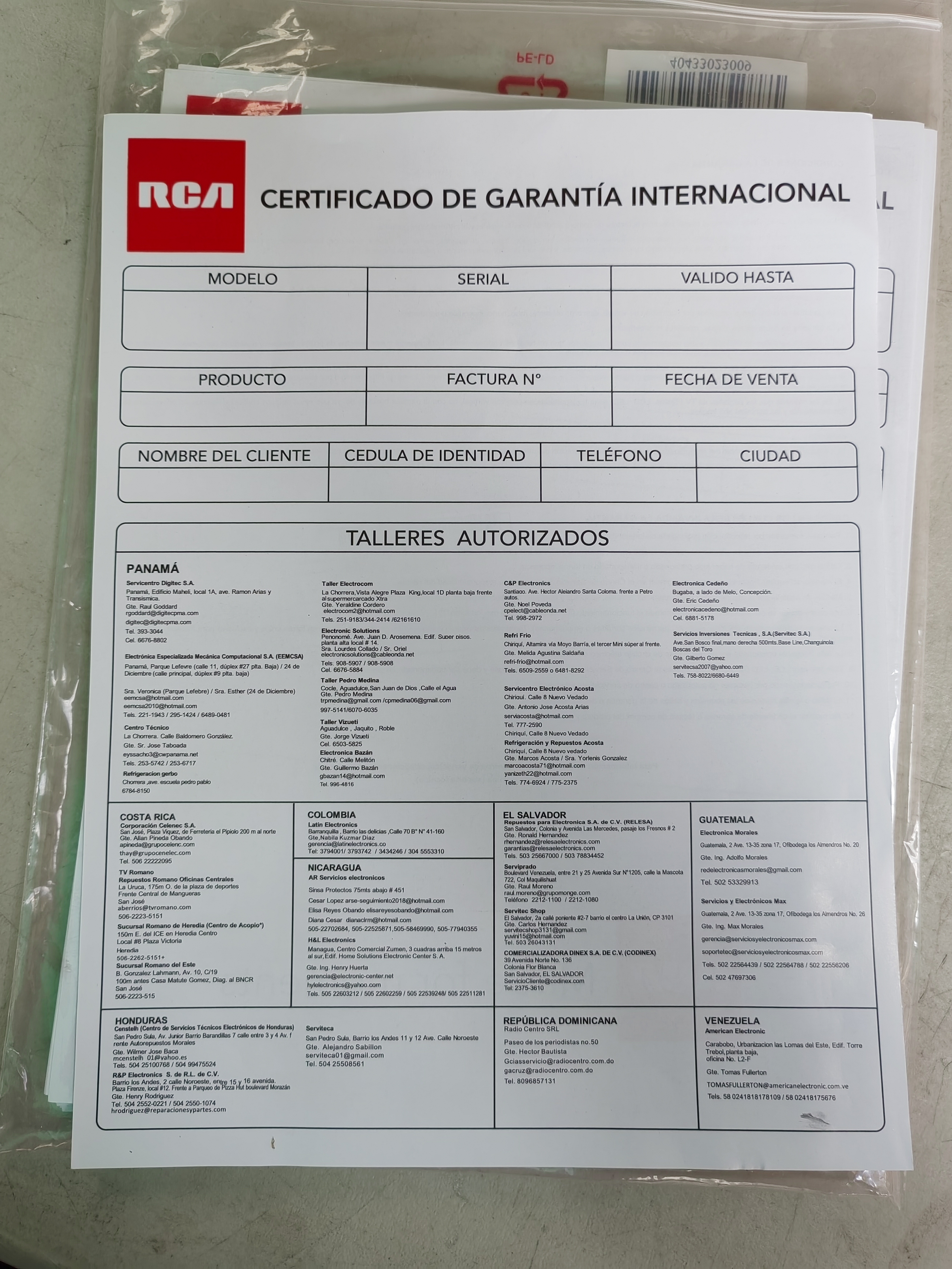Accesorios